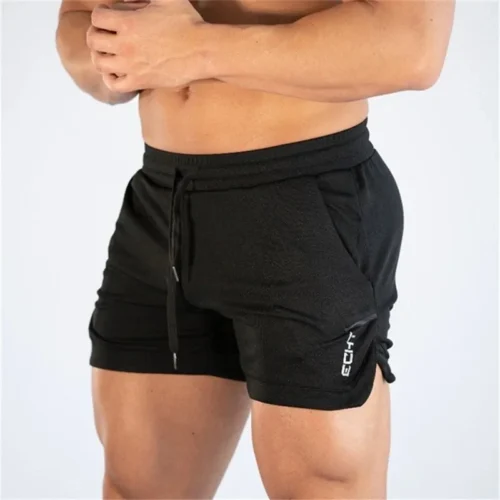 kf S0aca5eae52d34cca907e0bb927609ca28 2023 NEW Fitness sports Shorts Man Summer Gyms Workout Male Breathable Mesh shorts Quick Dry Beach