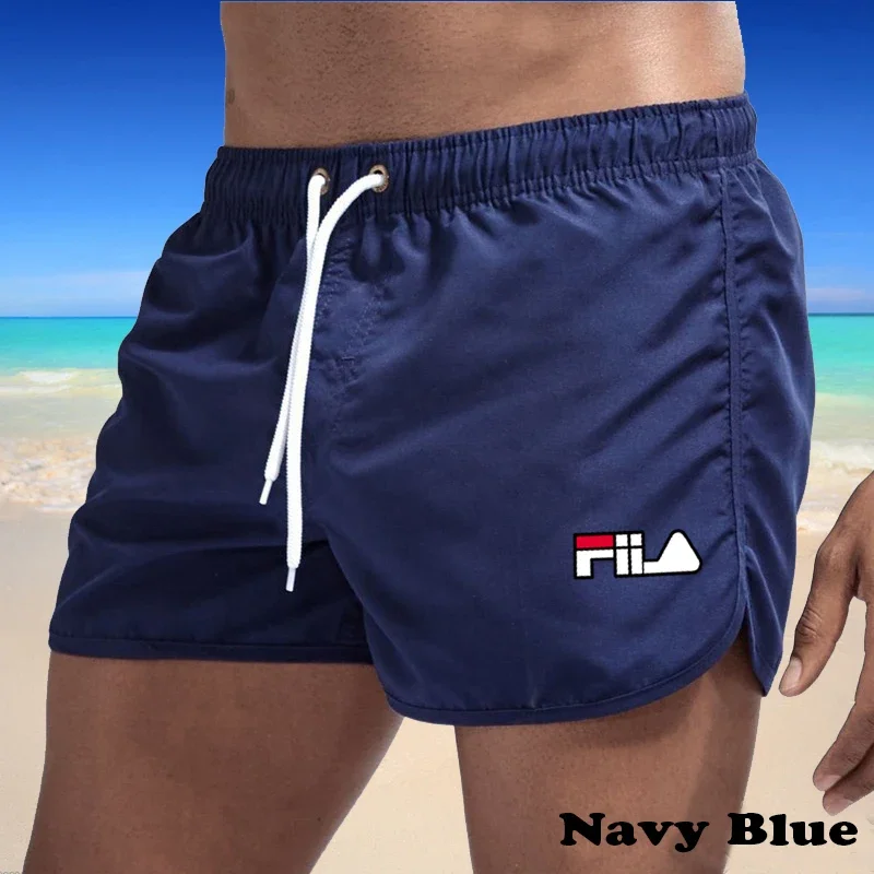 kf S1123b7764cc24b2185d08ebe62b61b04z Men s Casual Multi color Printed Quick Drying and Breathable Beach Shorts Men s Casual Sports