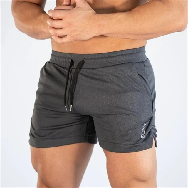 kf S1bfc6e7e346243938a685ccc898a83a52 2023 NEW Fitness sports Shorts Man Summer Gyms Workout Male Breathable Mesh shorts Quick Dry Beach 1