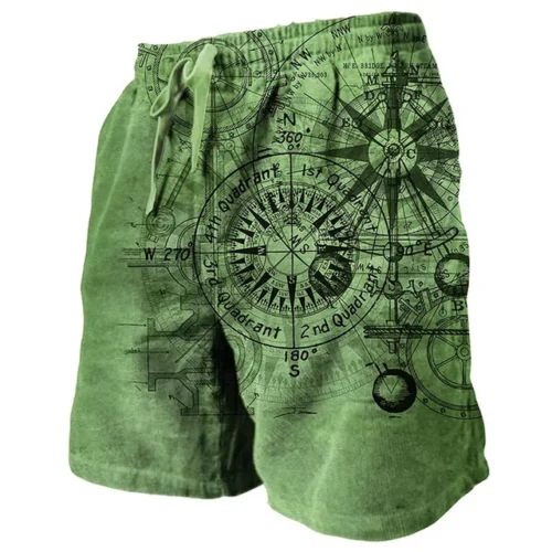 kf S32dcd4a59c8d441e9f0156b27b5fa6d1E Men s Sweat Shorts Beach Shorts Terry Shorts Drawstring Elastic Waist 3D Print Graphic Prints Breathable