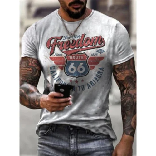 kf S60b995181e914425ab28010d43df5a95i 2023 T SHIRT FOR MAN Fashion new 3D digital print summer hot selling short sleeve O