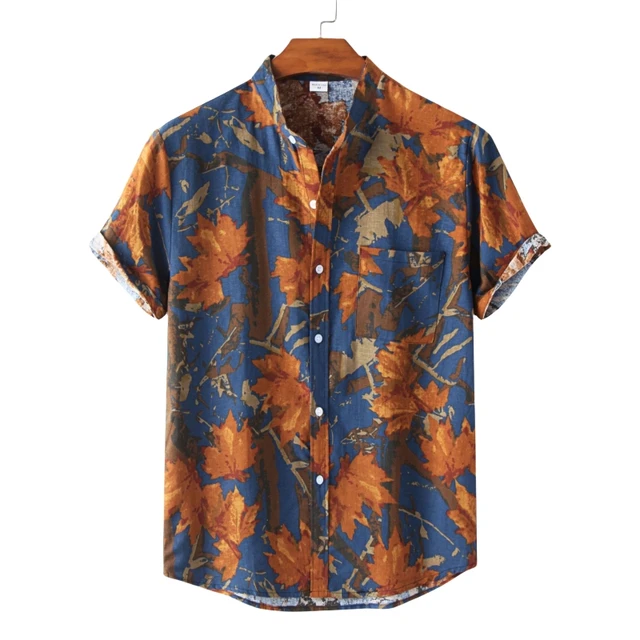 kf S645246967661401ba3c1d73587bf0f92p 2024 New Summer Shirt Men s Shirts T shirts Man Fashion Clothing Blouses Luxury Social Hawaiian