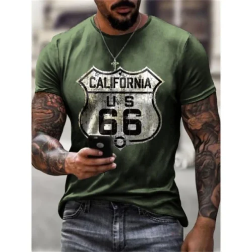 kf S8cbeadb046cf44e69f3b22003b724a6bB 2023 T SHIRT FOR MAN Fashion new 3D digital print summer hot selling short sleeve O