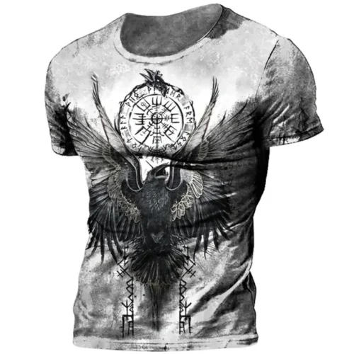 kf Sbe9d62ef39874257adce0f764172da3el Germany Eagle Print T shirts For Men Summer Breathable Polyester O Neck Short Sleeve Loose Tee