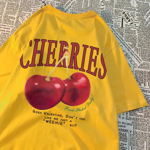 kf Scd44143a52464b6fb15e8c31a0e1dc7b7 Cherries Cosh Valentine Funny T Shirts Men Women Summer Cotton Casual Wear Crewneck Tee Clothes Oversized