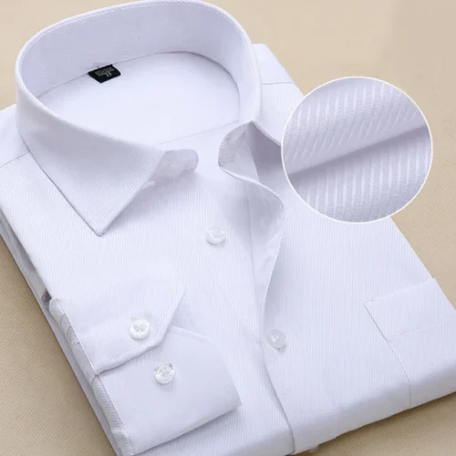 kf Se1c2e560f1b3406d95da4dd5d7ff6dcfy 8XL Plus Size Men s Top Quality Dress Shirts Long Sleeve Slim Fit Solid Striped Business